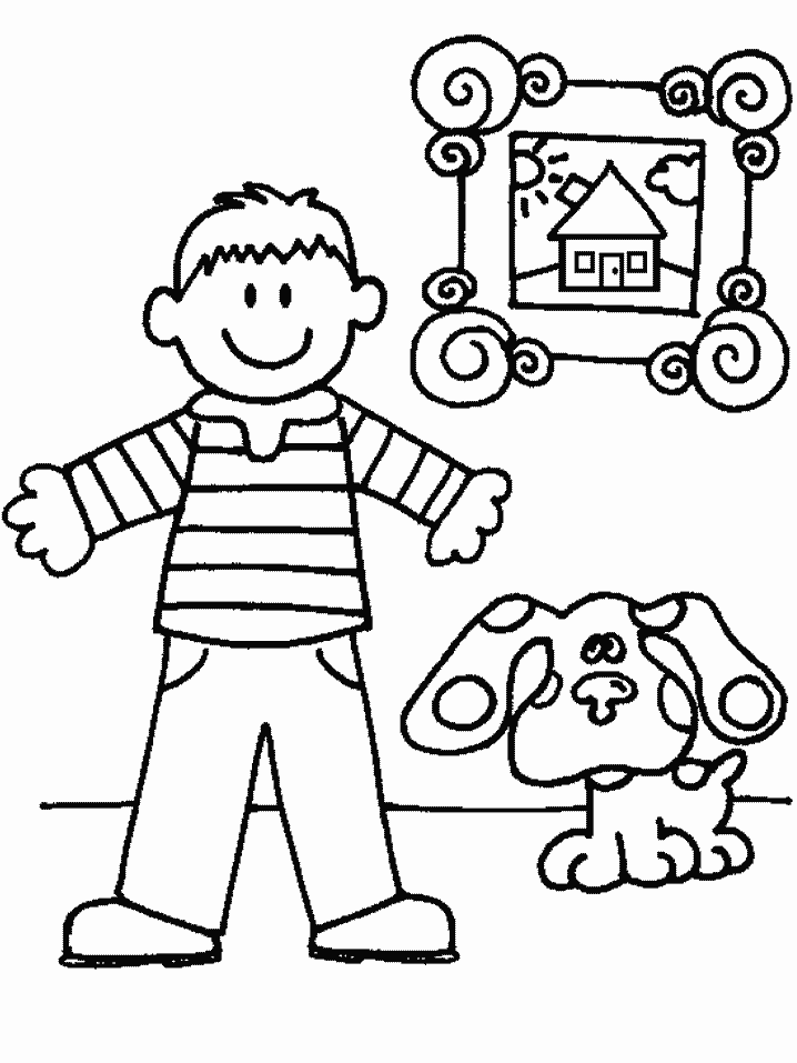 Blues Clues And You Coloring Pages Coloring Pages